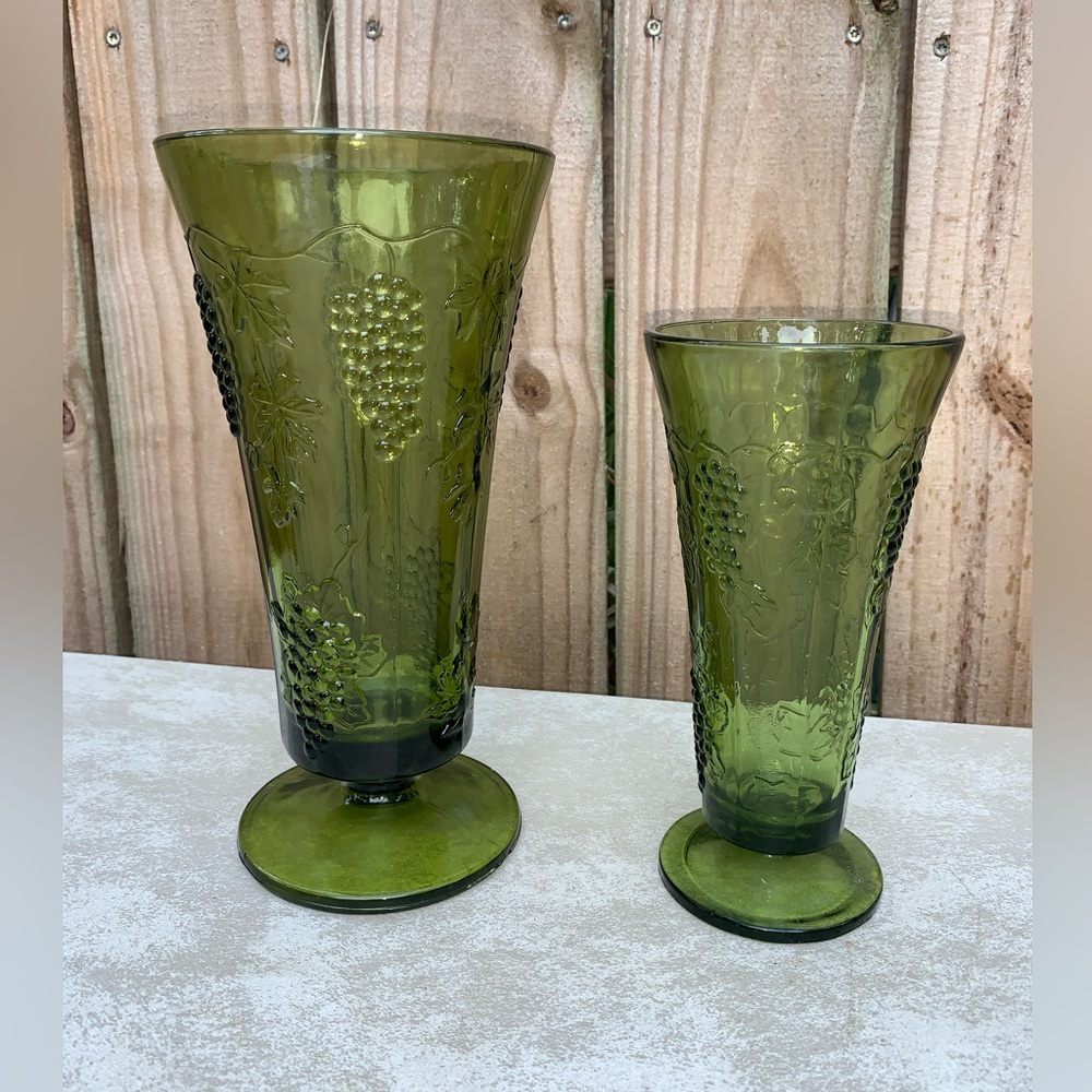 Vtg Vase Set